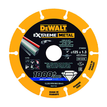 DEWALT DT40252-QZ DISC BORA DIAMANTADA EXTREME METAL